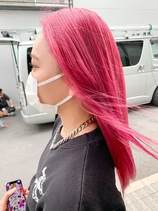 ロング 🍀ケアブリーチ カラー🍀坂井のヘアスタイル