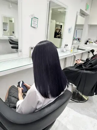 カラー ロング 韓国アイドル🤍ブリ ーチカラー🤍わかなのヘアスタイル