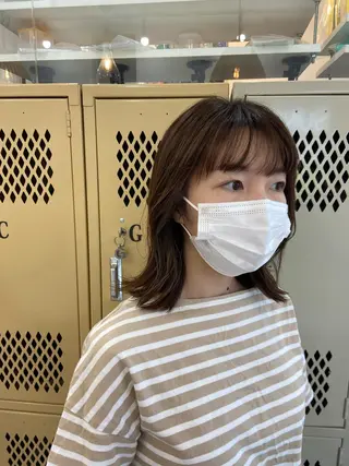 ミディアム カラー SUNC🍀大熊 花奈絵🍀のヘアスタイル