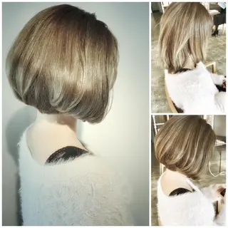 ショート BOB🌟ハイトーン /ブリーチ/TAKUのヘアスタイル