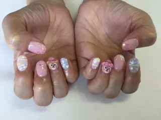 ネイル 💎🐰 saki. m 🐰💎のネイルデザイン