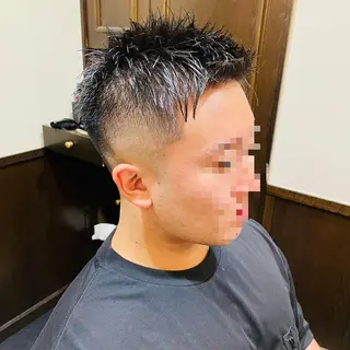 ショート メンズ premium barber表参道店所属・新田 梨乃のヘアスタイル