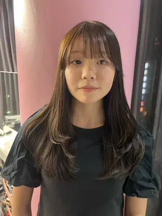 セミロング ｊｏｕｅｒｍ所属・透明感/グレージュ /韓国レイヤー🪽のヘアスタイル