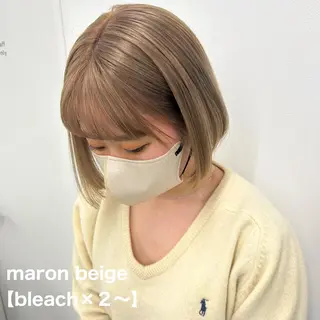 ショート カラー 愛結 暖色カラー🎀🩰のヘアスタイル