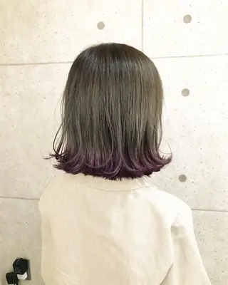ミディアム ヘアセット☆ 髪質改善カラー☆まいのヘアスタイル