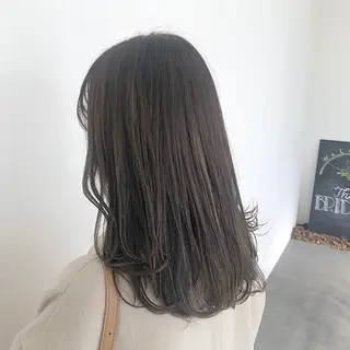 セミロング カラー GPIP 近藤沙樹のヘアスタイル