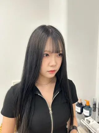 ロング カラー 透明感カラー/cut モデル募集🪡ハルカのヘアスタイル