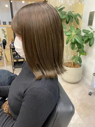 ミディアム SALOWIN高崎所属・縮毛矯正・髪質改善 鈴木悠太/当日OK✨のヘアスタイル