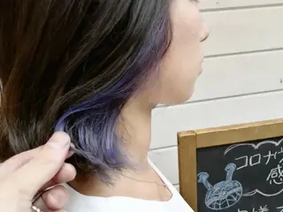 ミディアム カラー 木村 昇のヘアスタイル