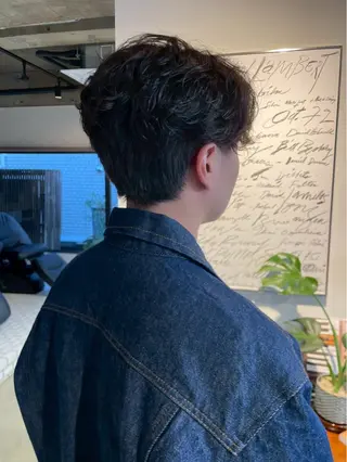 パーマ メンズ her所属・kaito /都立大学herのヘアスタイル