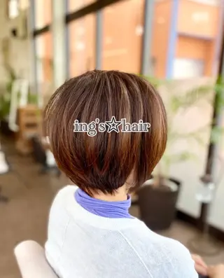 ショート ing's・hair イングス・ヘアーのヘアスタイル