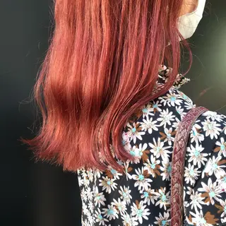 セミロング カラー ショート/パーマ/ カラー/FUKOのヘアスタイル