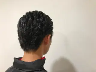 メンズ 暖色カラー🍊 ボブ🌿顔周りcutのヘアスタイル