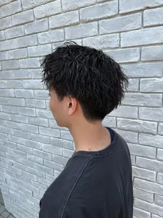 パーマ メンズ 剣持 快吏ARISE✂️のヘアスタイル