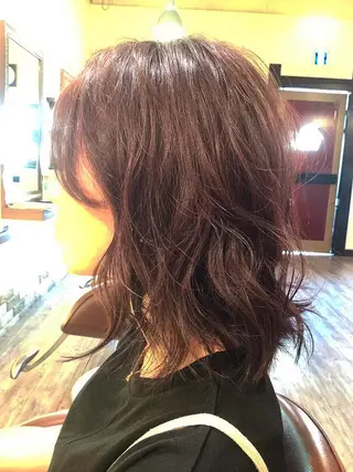 ミディアム カラー 華 HANA所属・✨素髪を美しくする✨ 志賀 和雅のヘアスタイル