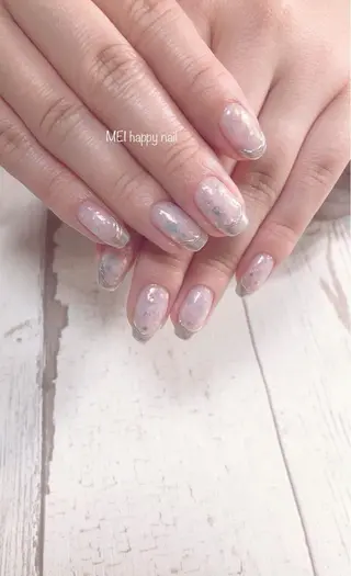 ネイル 北浦和 自爪育成ケアのネイルデザイン