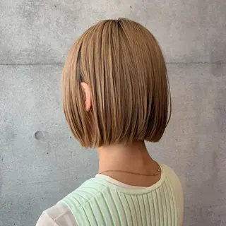 ミディアム カラー 韓国レイヤー/透明感 /髪質改善/アジキのヘアスタイル