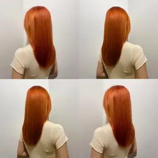 セミロング カラー もにか🌞原宿/渋谷 🌝ブリーチカラーのヘアスタイル