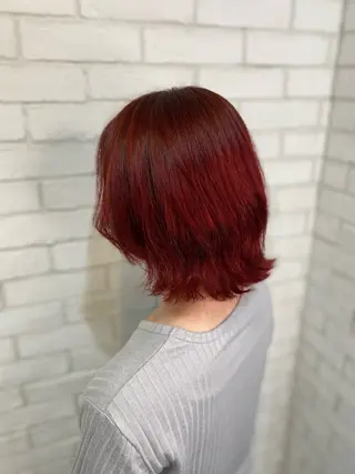 ショート カラー ヨシダ フミノリのヘアスタイル