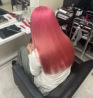 ロング カラー ブリーチ×レイヤー ×エクステ💫ひかるのヘアスタイル