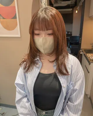 ミディアム 【ボブ】縮毛矯正/ 船橋駅5分/鈴木杏美のヘアスタイル