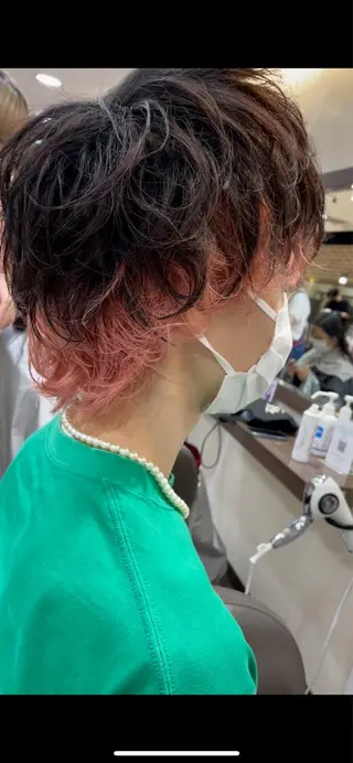 ショート カラー メンズ レディースカット いからしゆうたのヘアスタイル