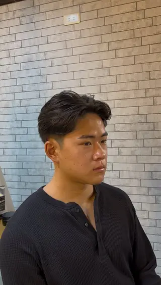 ショート パーマ メンズ 海外風メンズ🇺🇸 💈N.Yuto💈のヘアスタイル