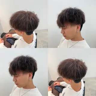 ショート カラー ブリーチ 縮毛/あすか🐯のヘアスタイル