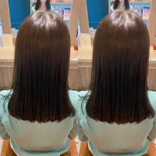 ミディアム カラー 韓国🇰🇷 ✂︎hair 内田愛のヘアスタイル