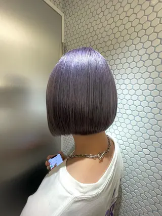 ミディアム カラー ハイライトカラー ❤︎hirokoのヘアスタイル