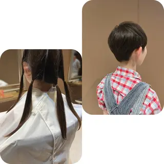 ショート あかり🌷ナチュラル 、透明感カラーのヘアスタイル