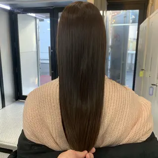 ロング カラー ヘアアレンジ ハイトーン/美髪矯正 🍃大江拓実のヘアスタイル