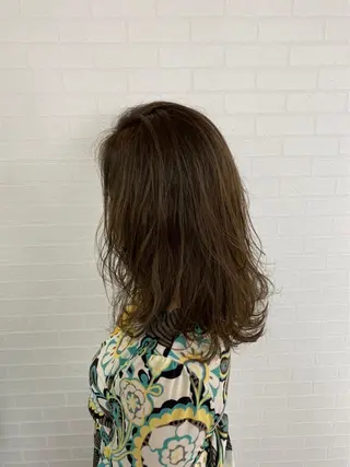 ロング カラー パーマ 🎁無料カットカラー 📷撮影モデル募集✨のヘアスタイル