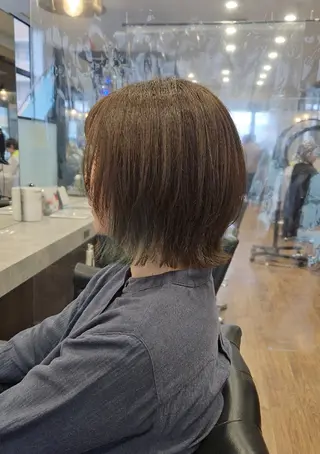 ミディアム カラー 関口 友菜のヘアスタイル