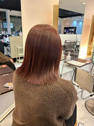 ミディアム ♡透明感/艶カラー /haruka♡のヘアスタイル