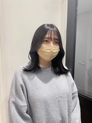 ミディアム 韓国ヘア🤍 慎之介のヘアスタイル