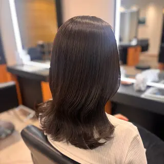 ミディアム RABU /髪質改善 伏見/ヘアケアサロンのヘアスタイル