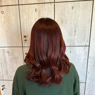 ミディアム カラー 柔らかいcolor ￤韓国￤🩰マユ🩰のヘアスタイル