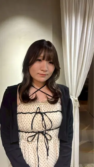 セミロング カラー 💐花屋併設💐 宮園 雛羽のヘアスタイル