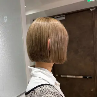 ショート ボブ/ハイトーン🪽 堀内志茉🍀のヘアスタイル