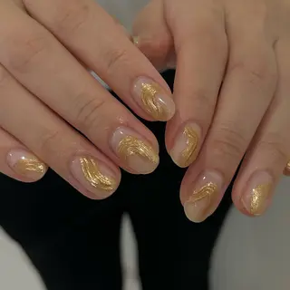 ネイル Ray. ちゅるん系ニュアンスのネイルデザイン