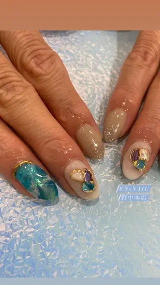 ネイル ＥＮＮＡＩＬ野中本店所属・EN_NAIL 野中本店Ayakaのネイルデザイン