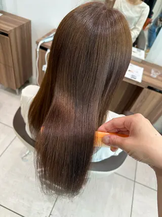 ロング 藤井 真奈美のヘアスタイル