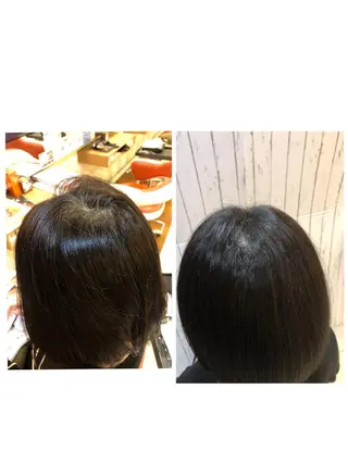 ミディアム カラー 塩谷黎✨ブリーチ無W カラーメンズパーマ✨のヘアスタイル