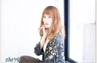 ロング カラー パーマ 佐藤 愛美のヘアスタイル