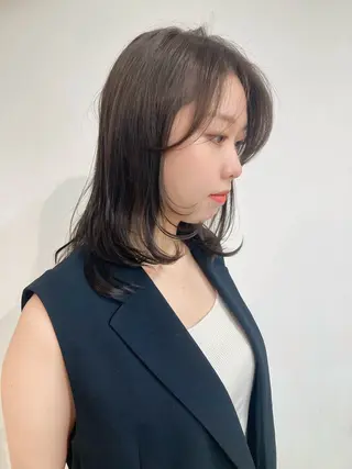 ミディアム カラー ✂️似合わせの魔術師 石田一樹✂️のヘアスタイル