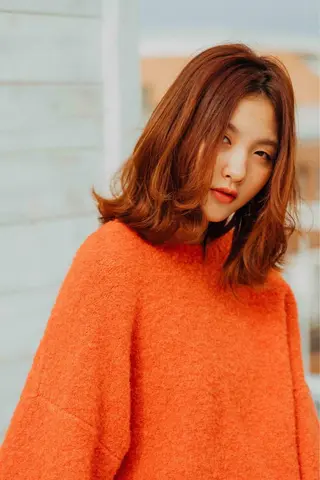 セミロング カラー パーマ ヘアアレンジ メンズ キッズ ネイル マツエク・マツパ unu hair所属・藤井 仁紀のヘアスタイル