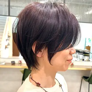 ショート まとまるボブ/縮毛矯 生🌿あおい✨のヘアスタイル