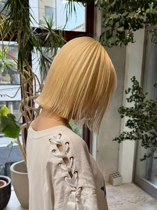 ミディアム カラー 色落ち綺麗透明感カラ /ボブ/ナカツヒカルのヘアスタイル