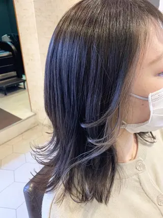 セミロング カラー ✨縮毛矯正✨髪質改善 ナカシマ ユミのヘアスタイル